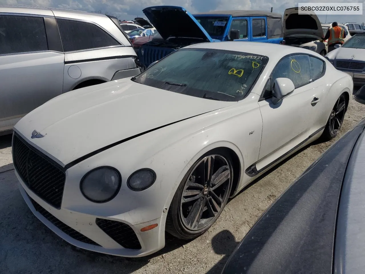 2020 Bentley Continental Gt VIN: SCBCG2ZGXLC076755 Lot: 75699524