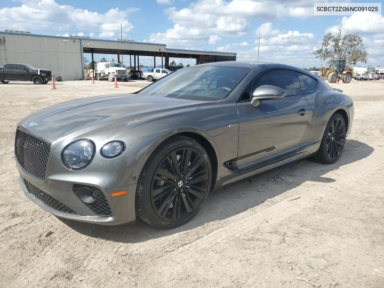 2022 Bentley Continental Gt Speed VIN: SCBCT2ZG6NC091025 Lot: 78450034