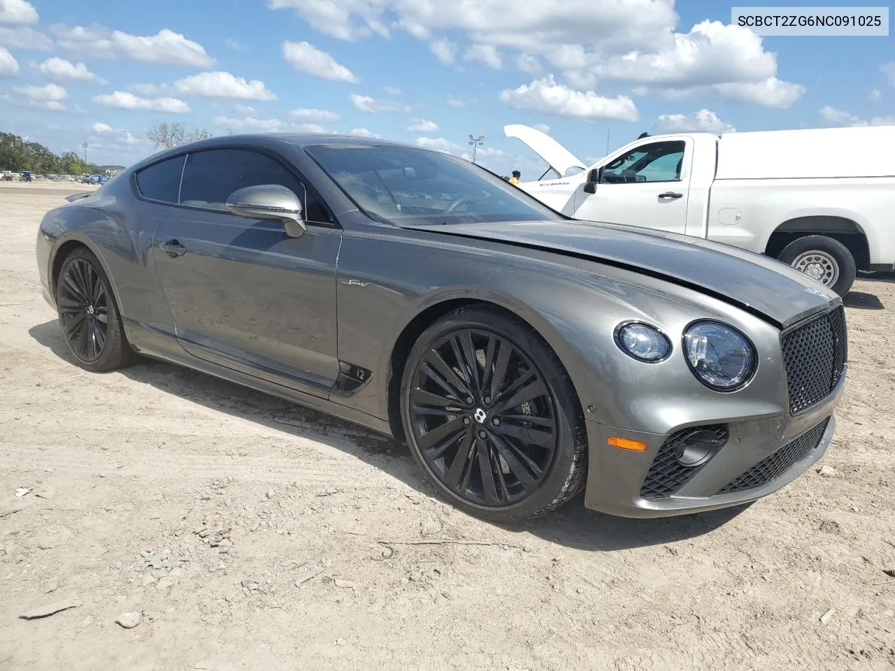 2022 Bentley Continental Gt Speed VIN: SCBCT2ZG6NC091025 Lot: 78450034