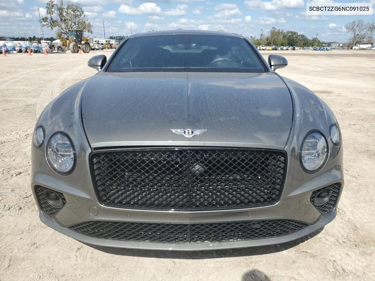 2022 Bentley Continental Gt Speed VIN: SCBCT2ZG6NC091025 Lot: 78450034