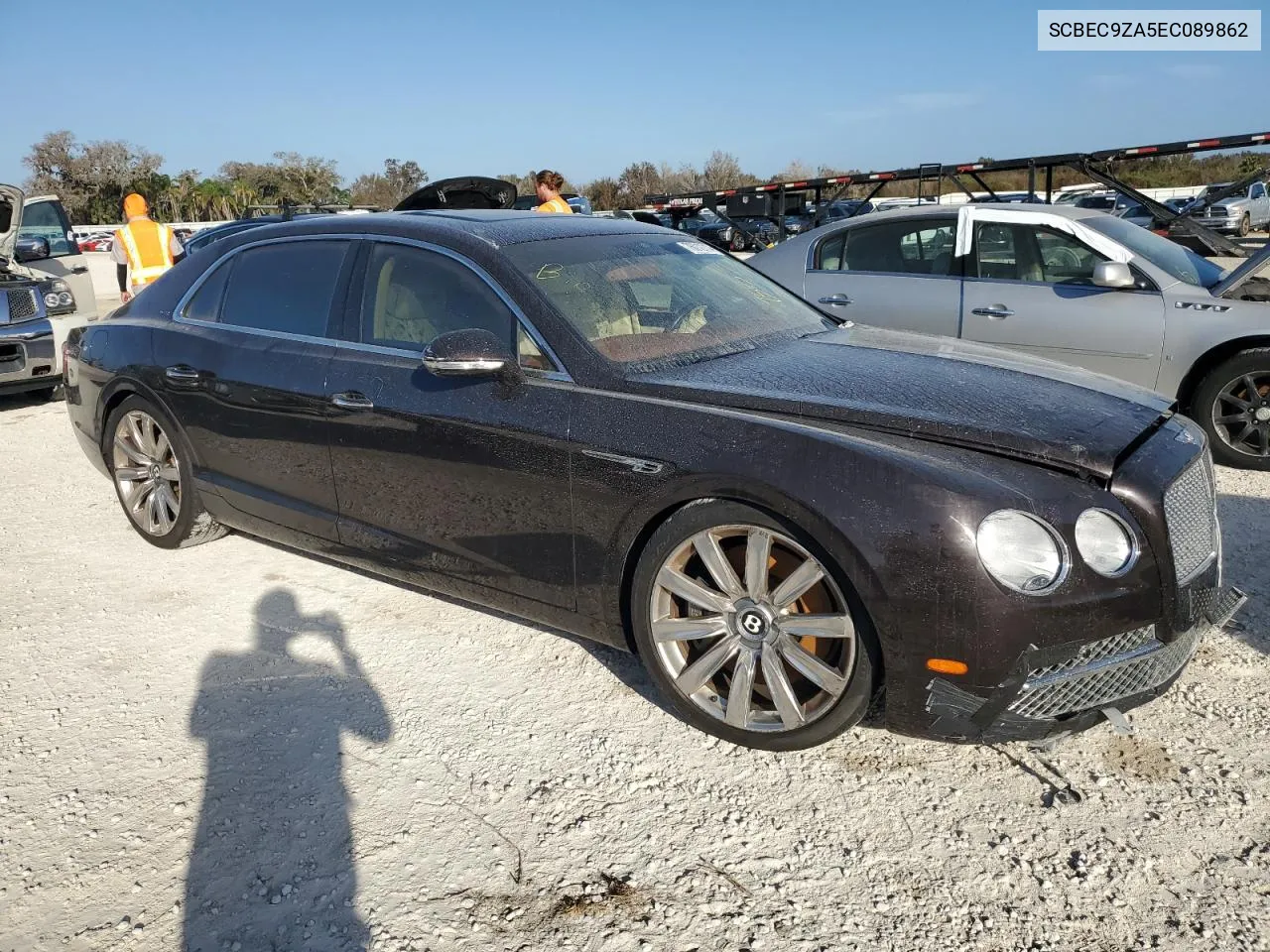 2014 Bentley Flying Spur VIN: SCBEC9ZA5EC089862 Lot: 76012714