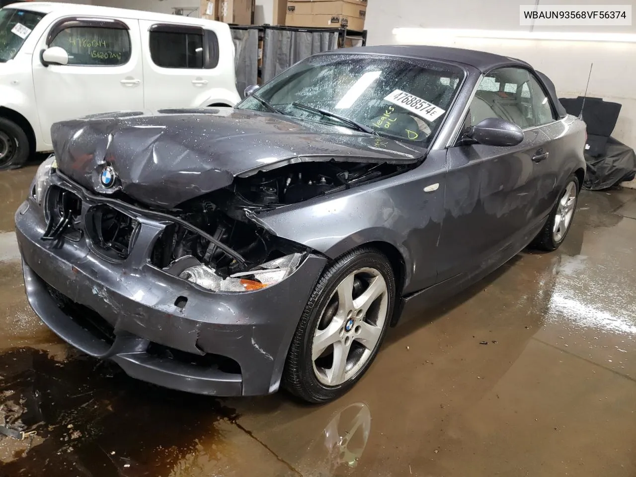 2008 BMW 135 I VIN: WBAUN93568VF56374 Lot: 47688574