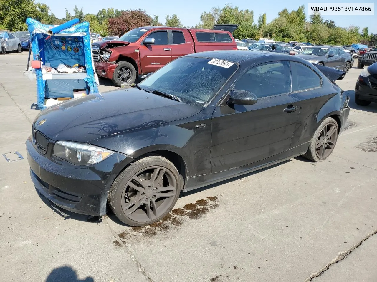 WBAUP93518VF47866 2008 BMW 128 I