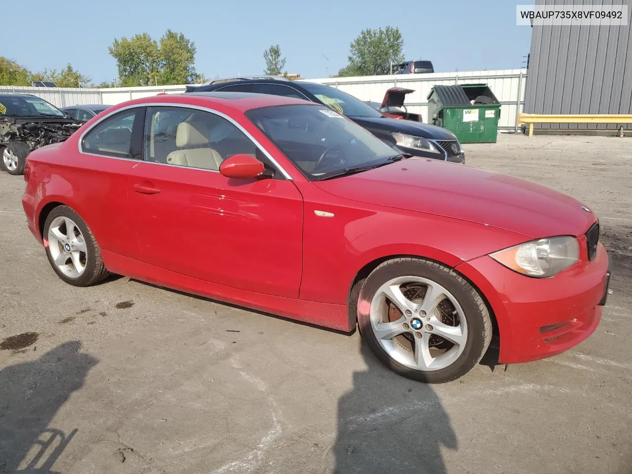 WBAUP735X8VF09492 2008 BMW 128 I