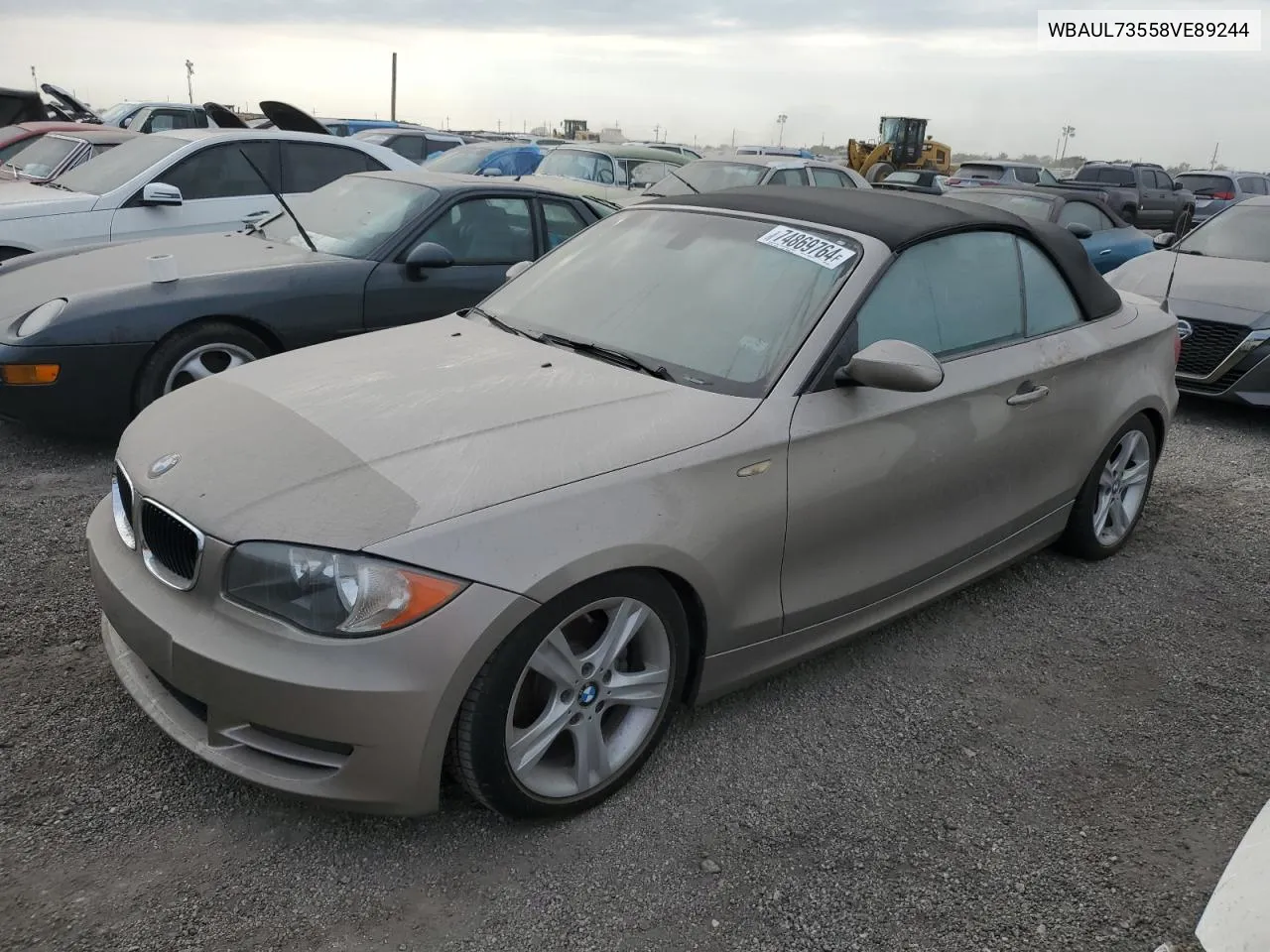 2008 BMW 128 I VIN: WBAUL73558VE89244 Lot: 74869764