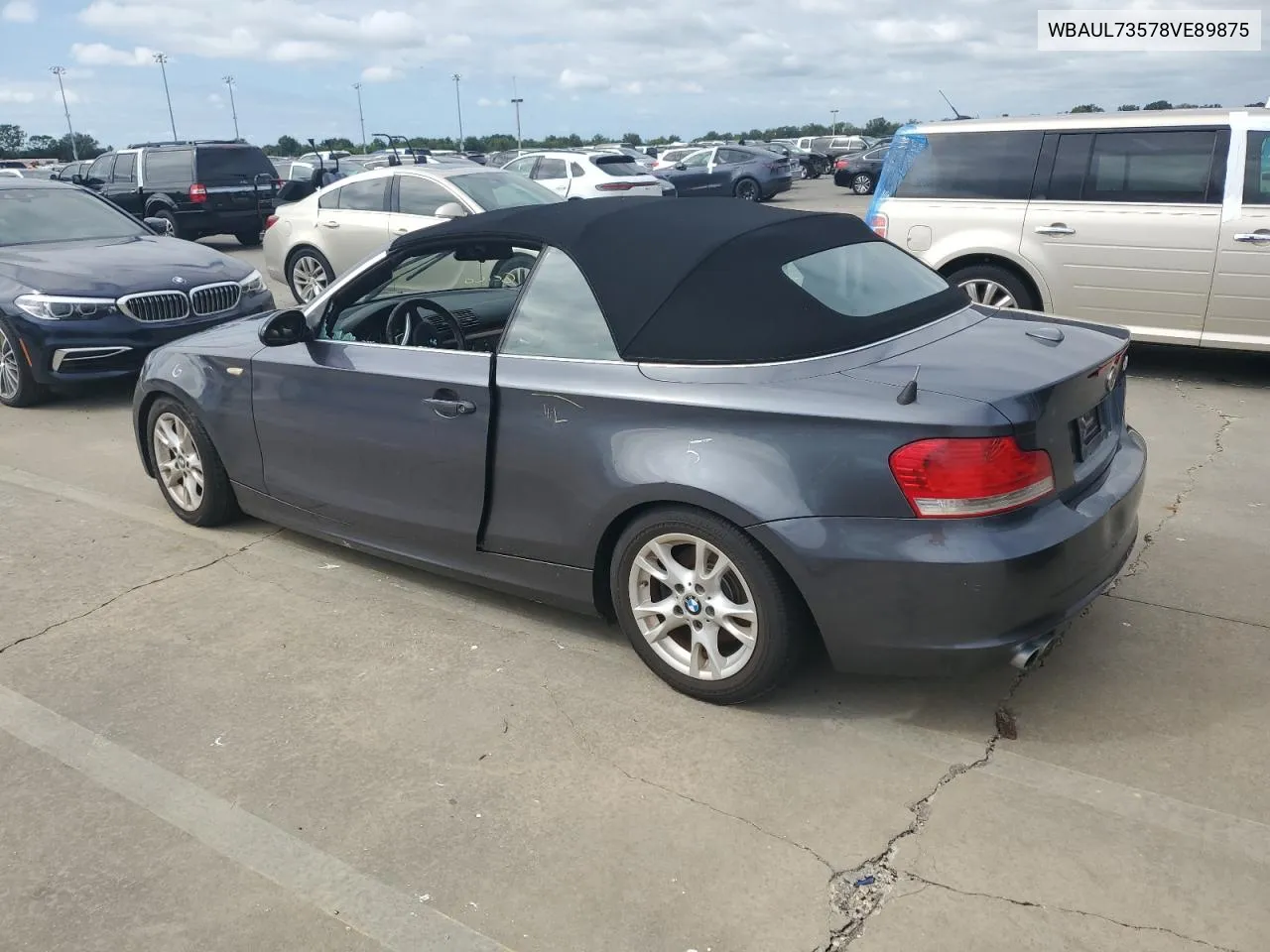 2008 BMW 128 I VIN: WBAUL73578VE89875 Lot: 74877694