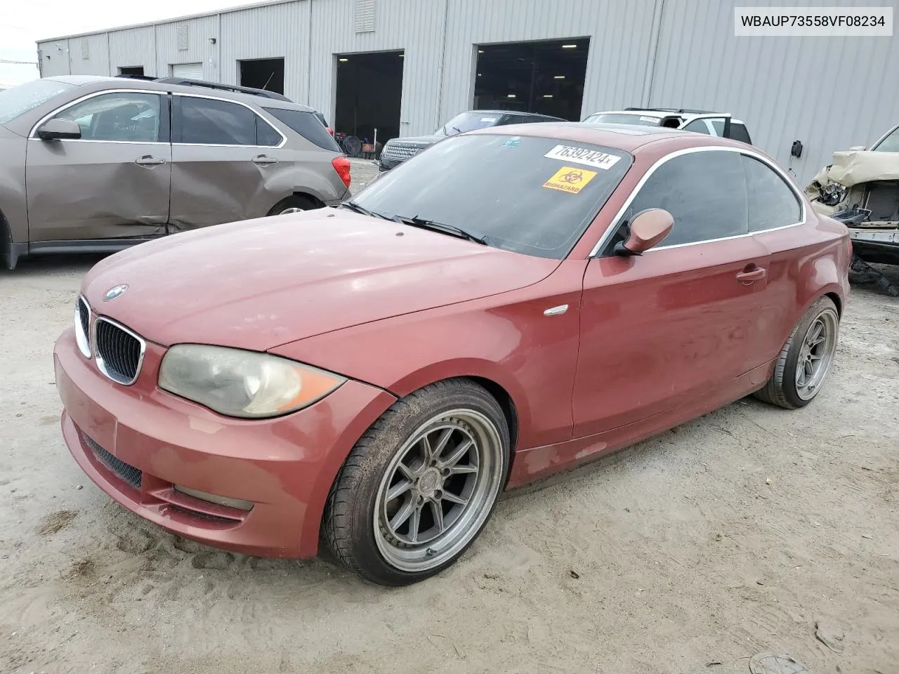 WBAUP73558VF08234 2008 BMW 128 I