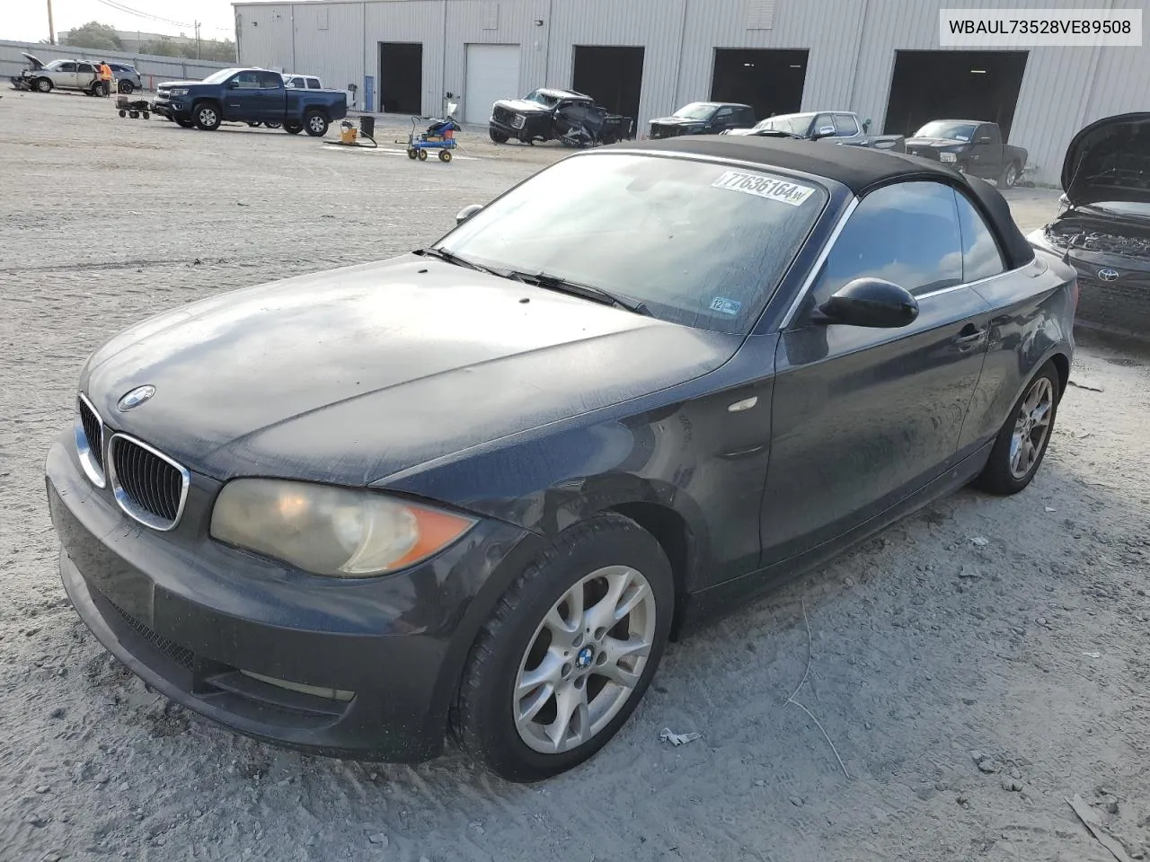 2008 BMW 128 I VIN: WBAUL73528VE89508 Lot: 77636164