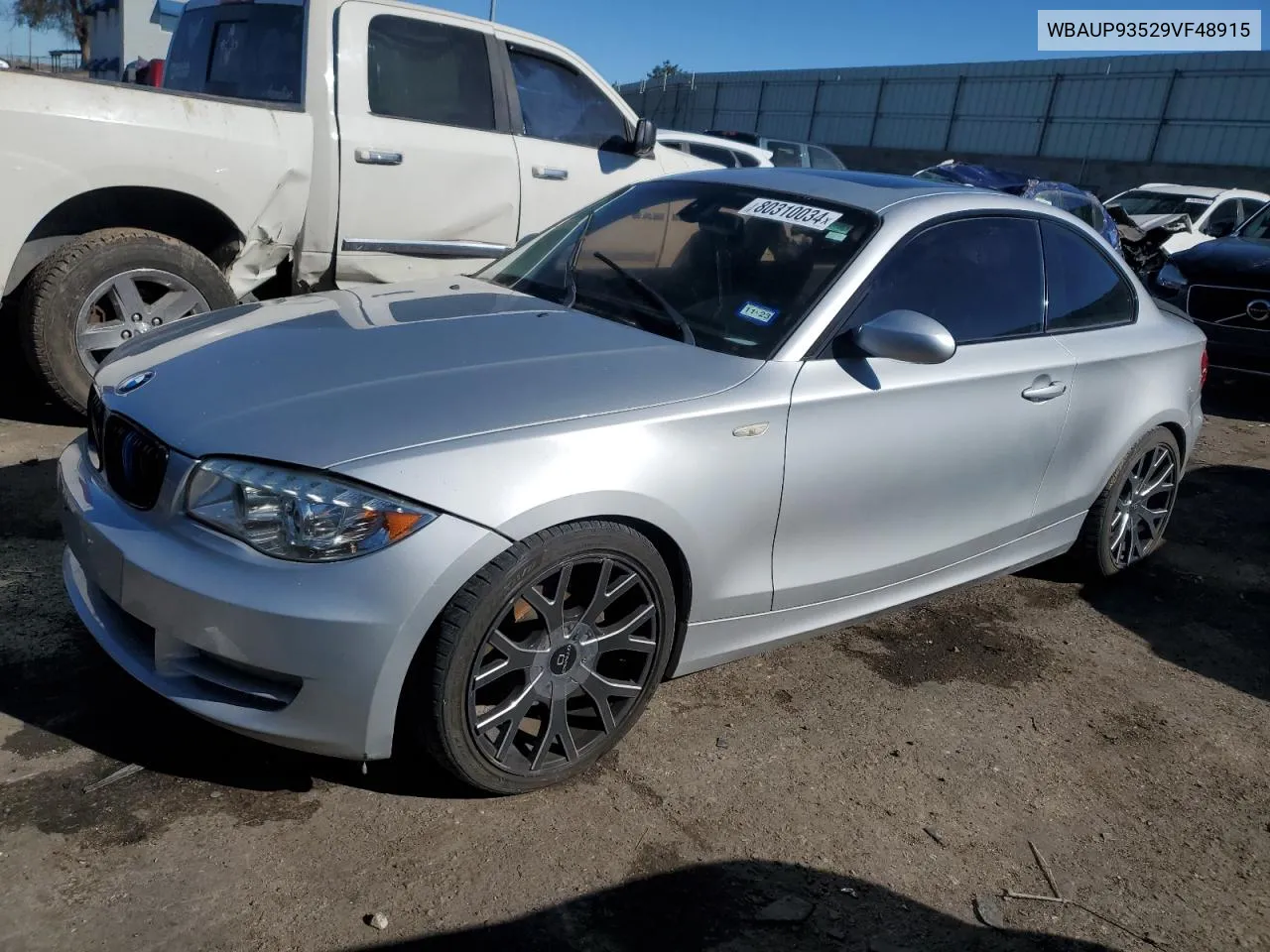 2009 BMW 128 I VIN: WBAUP93529VF48915 Lot: 80310034