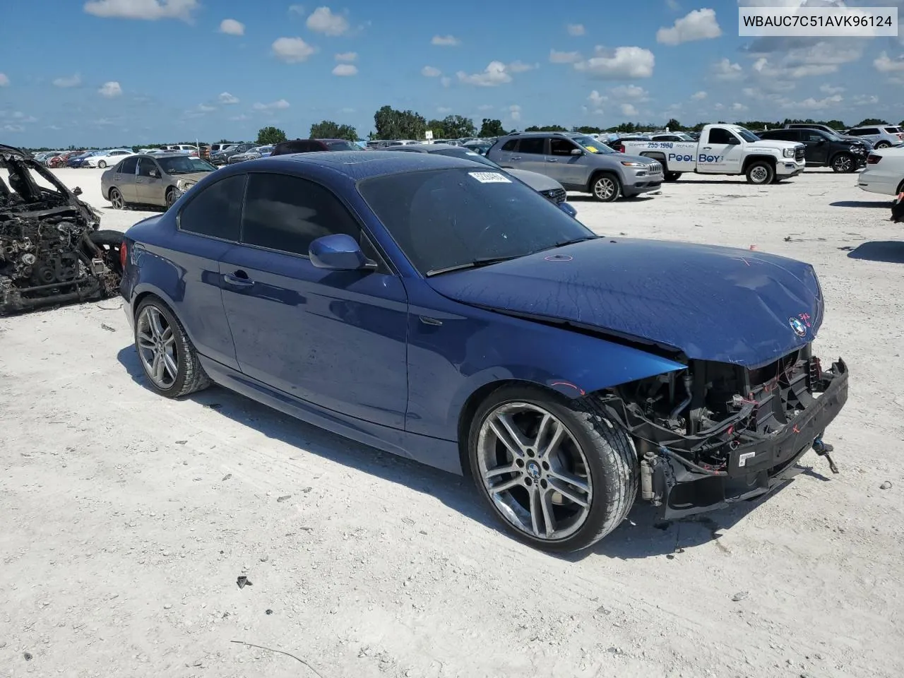 WBAUC7C51AVK96124 2010 BMW 135 I