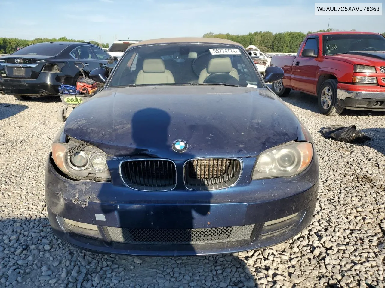 WBAUL7C5XAVJ78363 2010 BMW 128 I