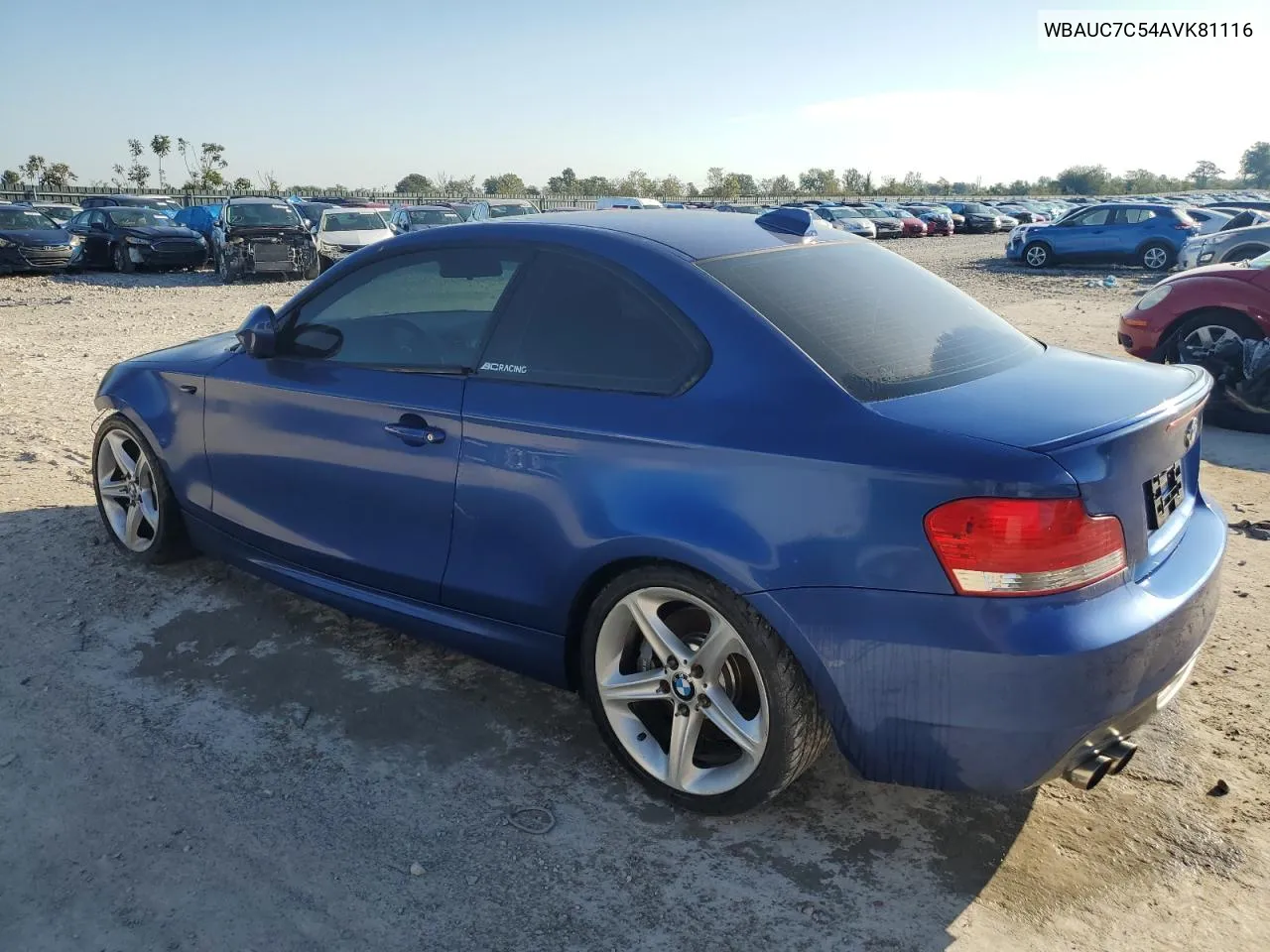 WBAUC7C54AVK81116 2010 BMW 135 I