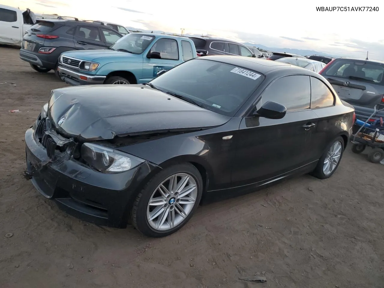 2010 BMW 128 I VIN: WBAUP7C51AVK77240 Lot: 71841244