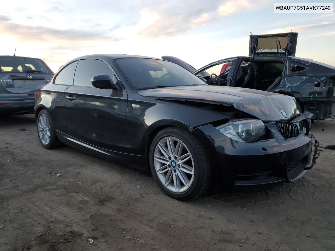 2010 BMW 128 I VIN: WBAUP7C51AVK77240 Lot: 71841244