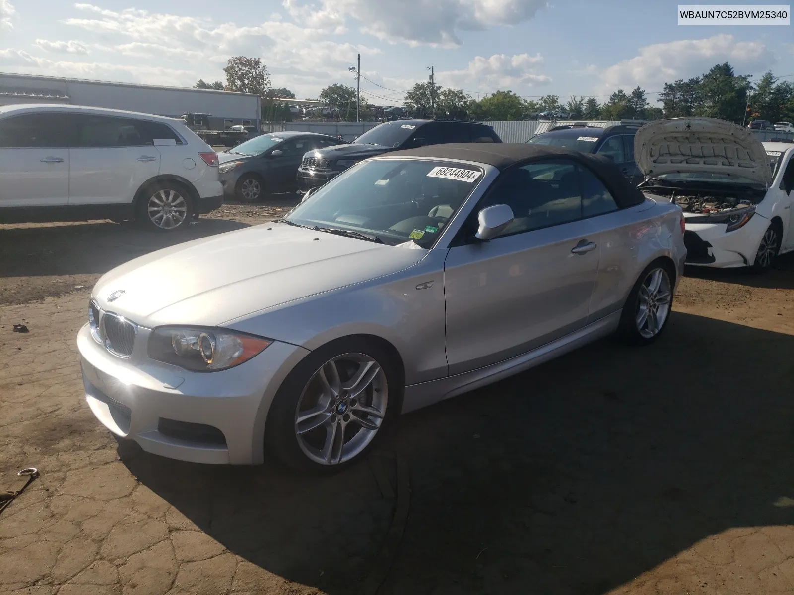 2011 BMW 135 I VIN: WBAUN7C52BVM25340 Lot: 68244804