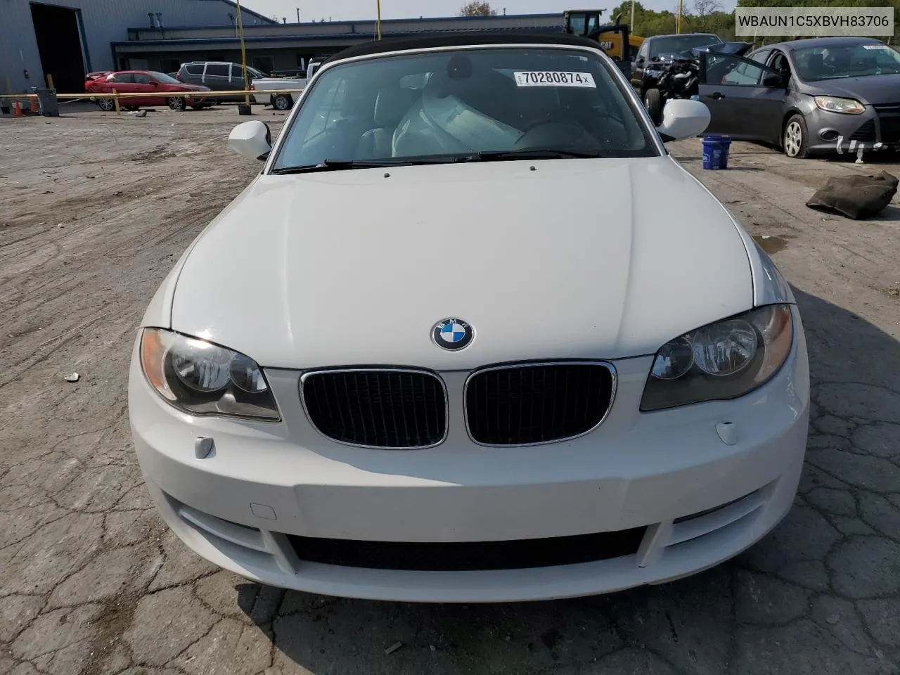 2011 BMW 128 I VIN: WBAUN1C5XBVH83706 Lot: 70280874