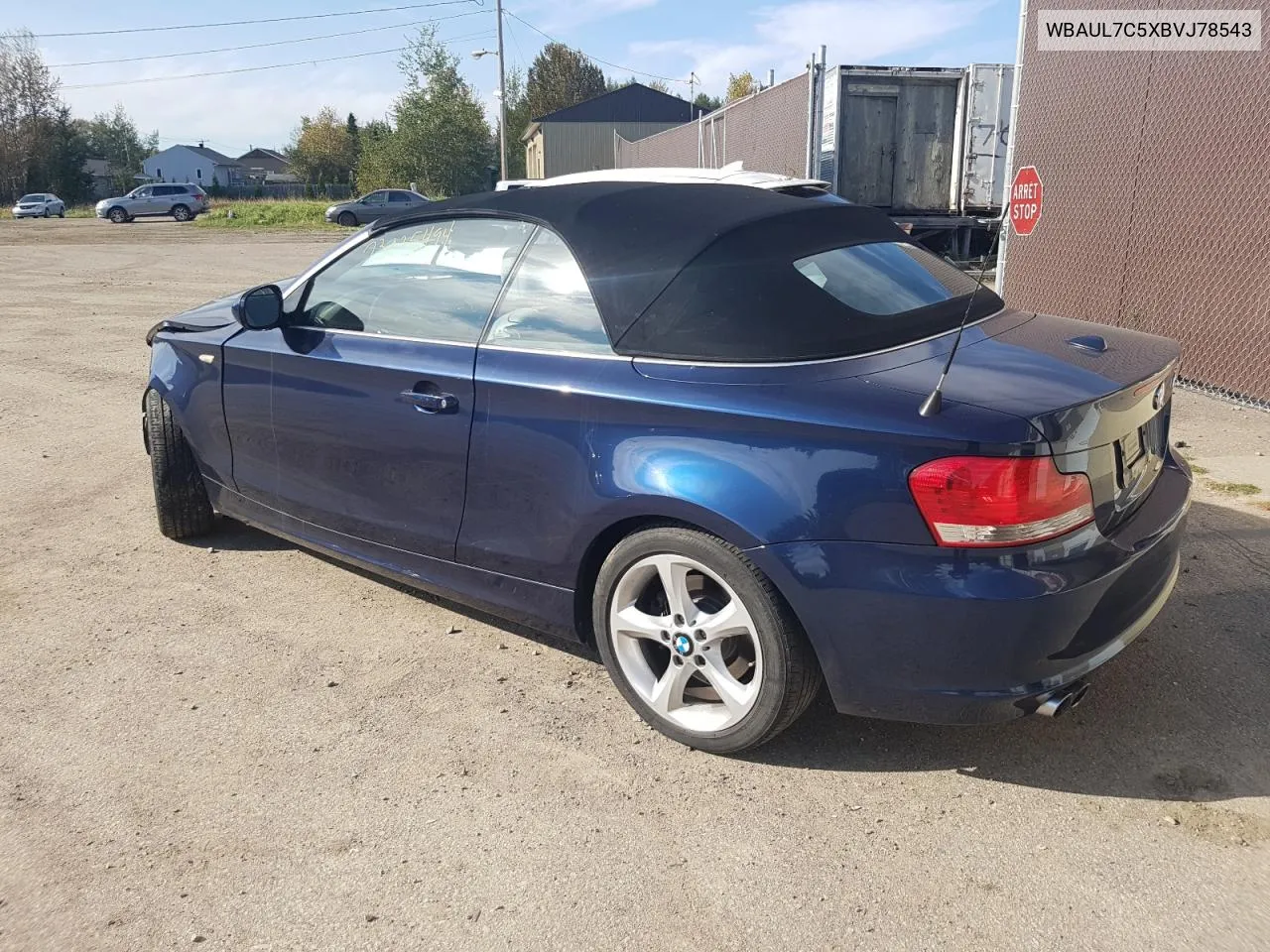 2011 BMW 128 I VIN: WBAUL7C5XBVJ78543 Lot: 73035494