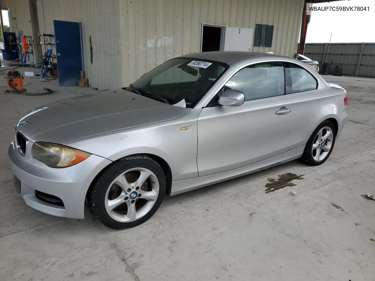 2011 BMW 128 I VIN: WBAUP7C59BVK78041 Lot: 80360714