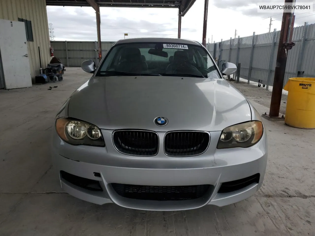 2011 BMW 128 I VIN: WBAUP7C59BVK78041 Lot: 80360714