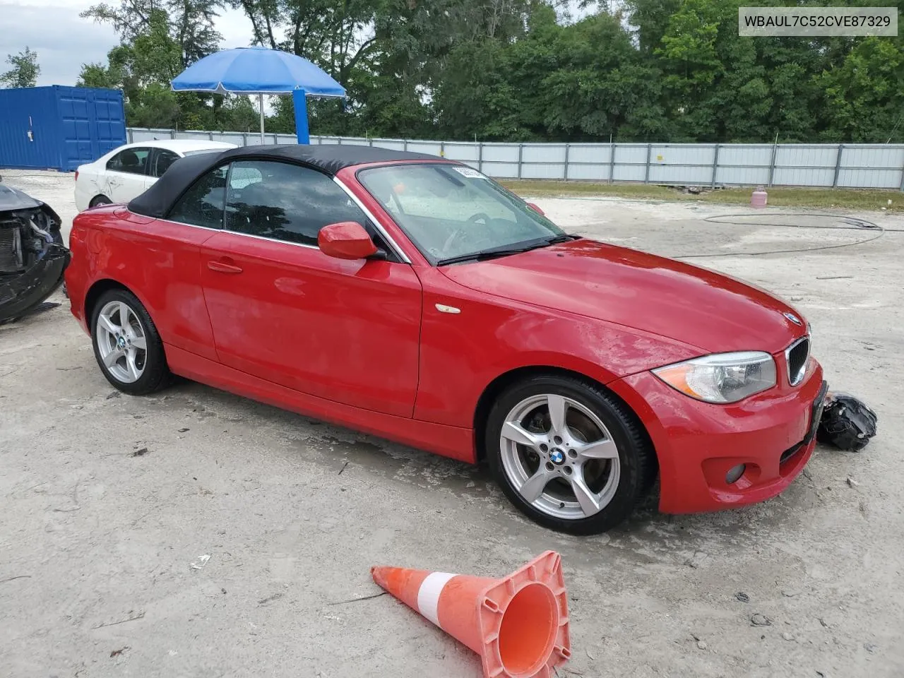 WBAUL7C52CVE87329 2012 BMW 128 I