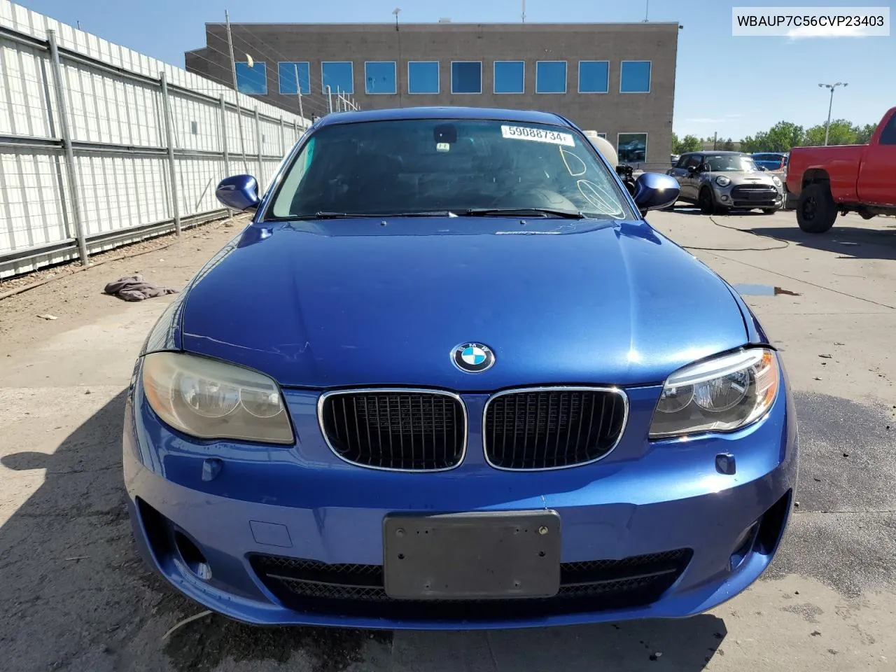 2012 BMW 128 I VIN: WBAUP7C56CVP23403 Lot: 59088734