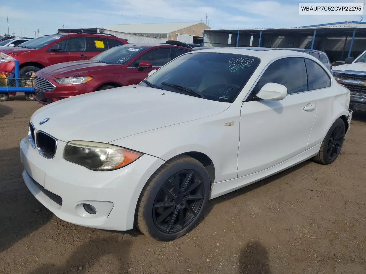 WBAUP7C52CVP22295 2012 BMW 128 I