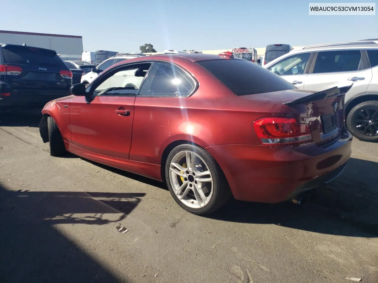 2012 BMW 135 I VIN: WBAUC9C53CVM13054 Lot: 69292534