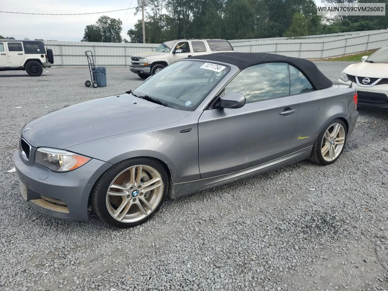 2012 BMW 135 I VIN: WBAUN7C59CVM26082 Lot: 74711754