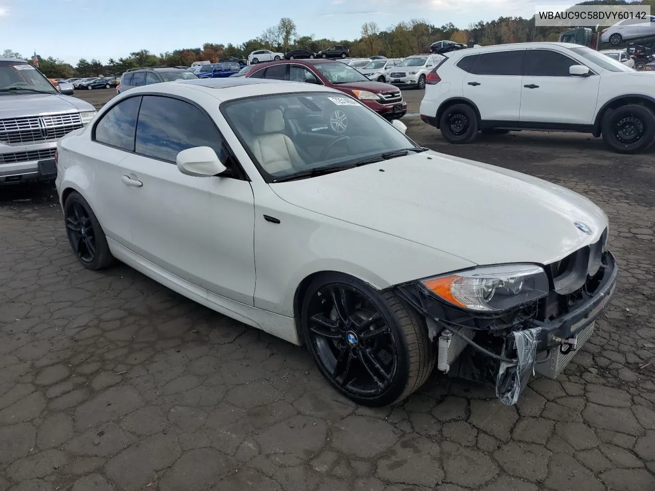 2013 BMW 135 I VIN: WBAUC9C58DVY60142 Lot: 72514604