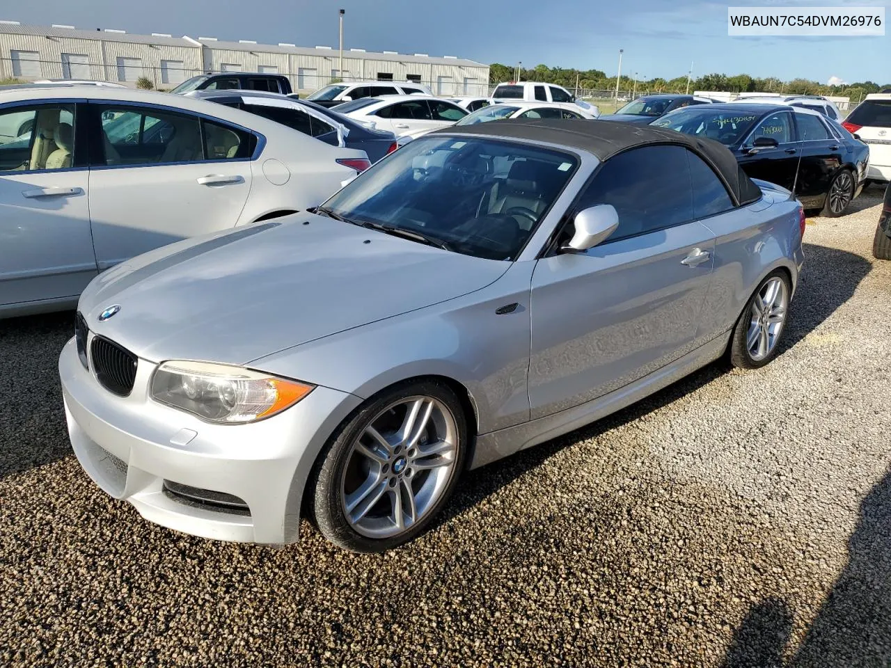 2013 BMW 135 I VIN: WBAUN7C54DVM26976 Lot: 74112924