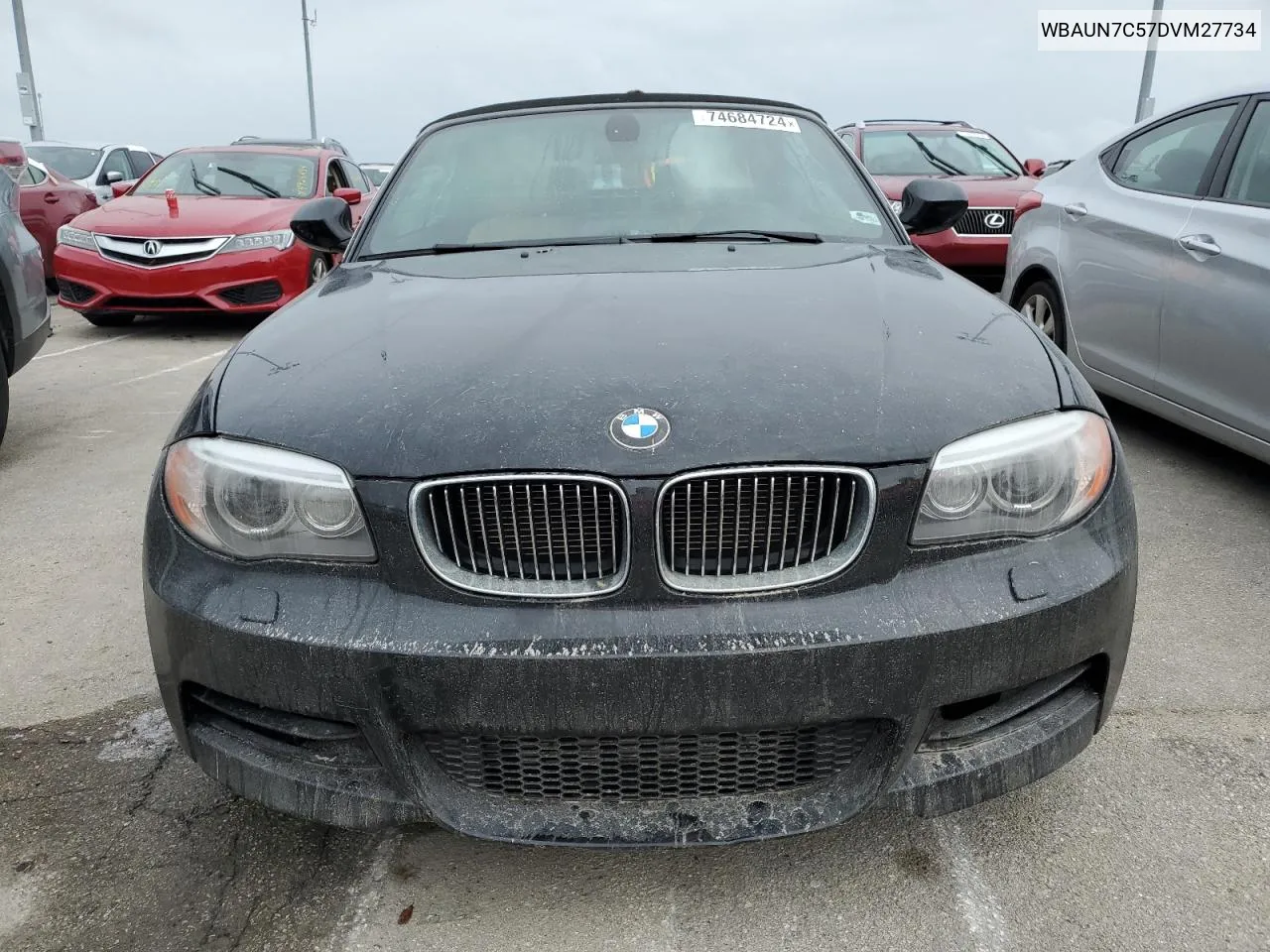 2013 BMW 135 I VIN: WBAUN7C57DVM27734 Lot: 74684724