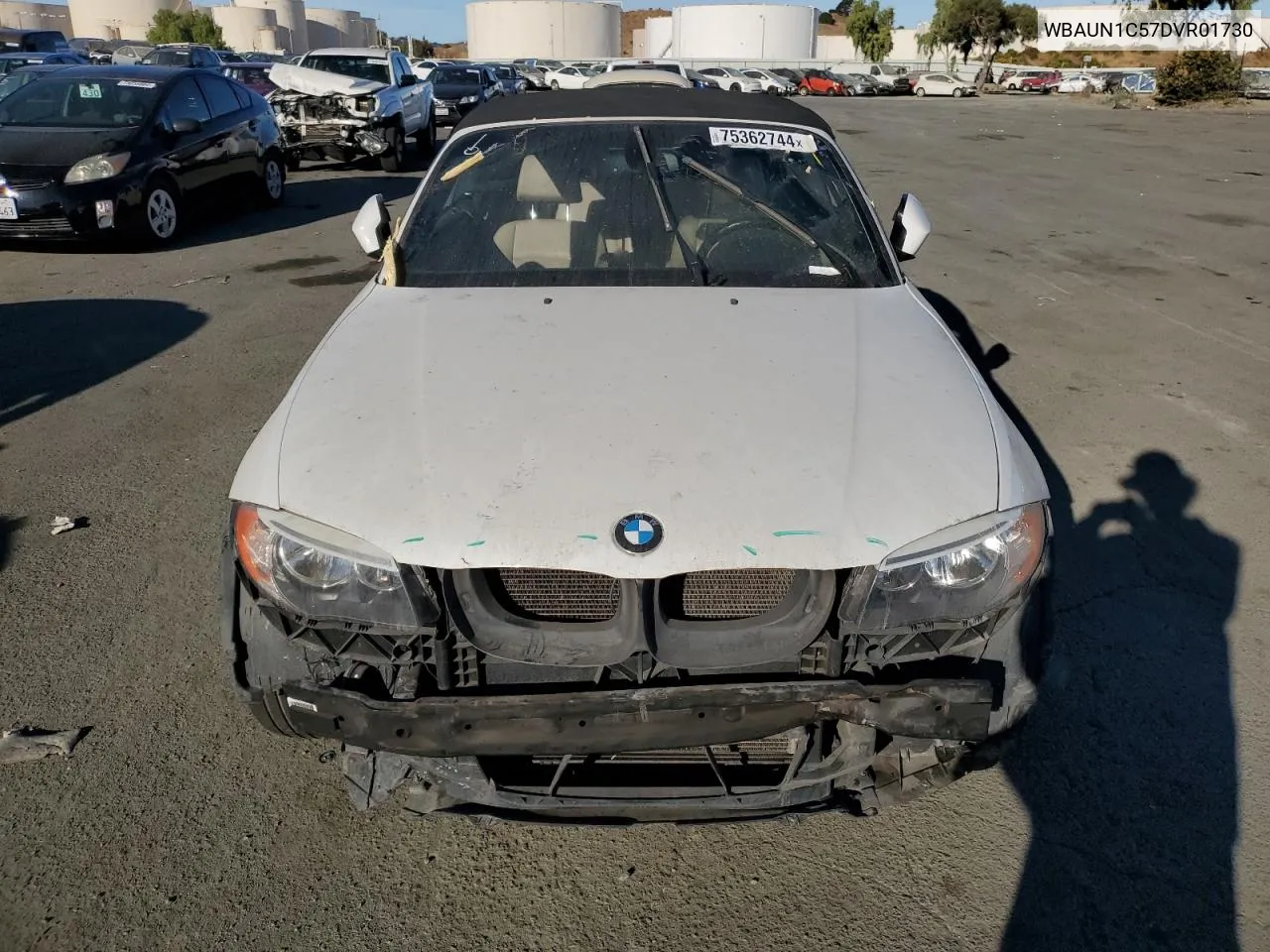 2013 BMW 128 I VIN: WBAUN1C57DVR01730 Lot: 75362744