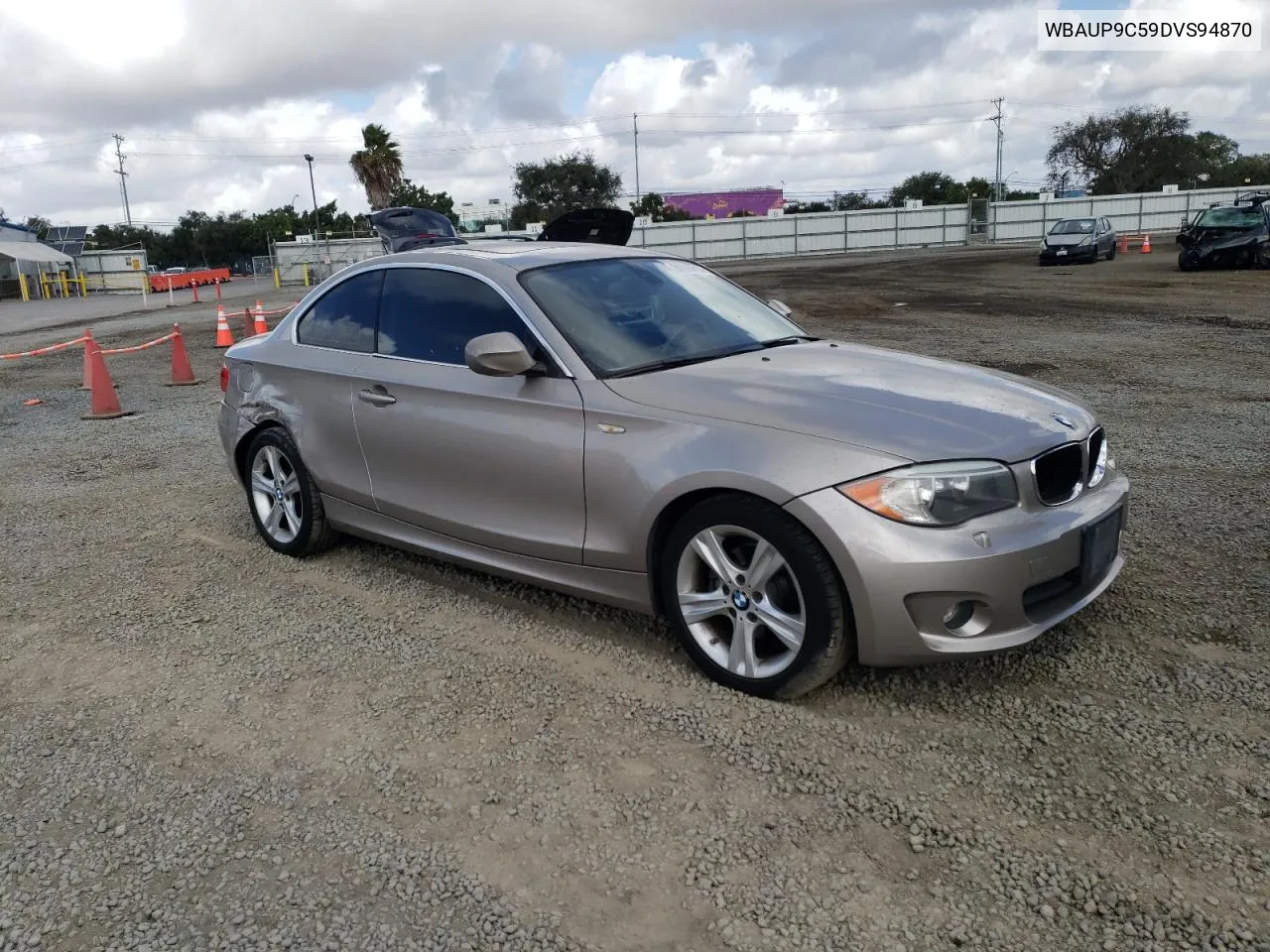 2013 BMW 128 I VIN: WBAUP9C59DVS94870 Lot: 80990614