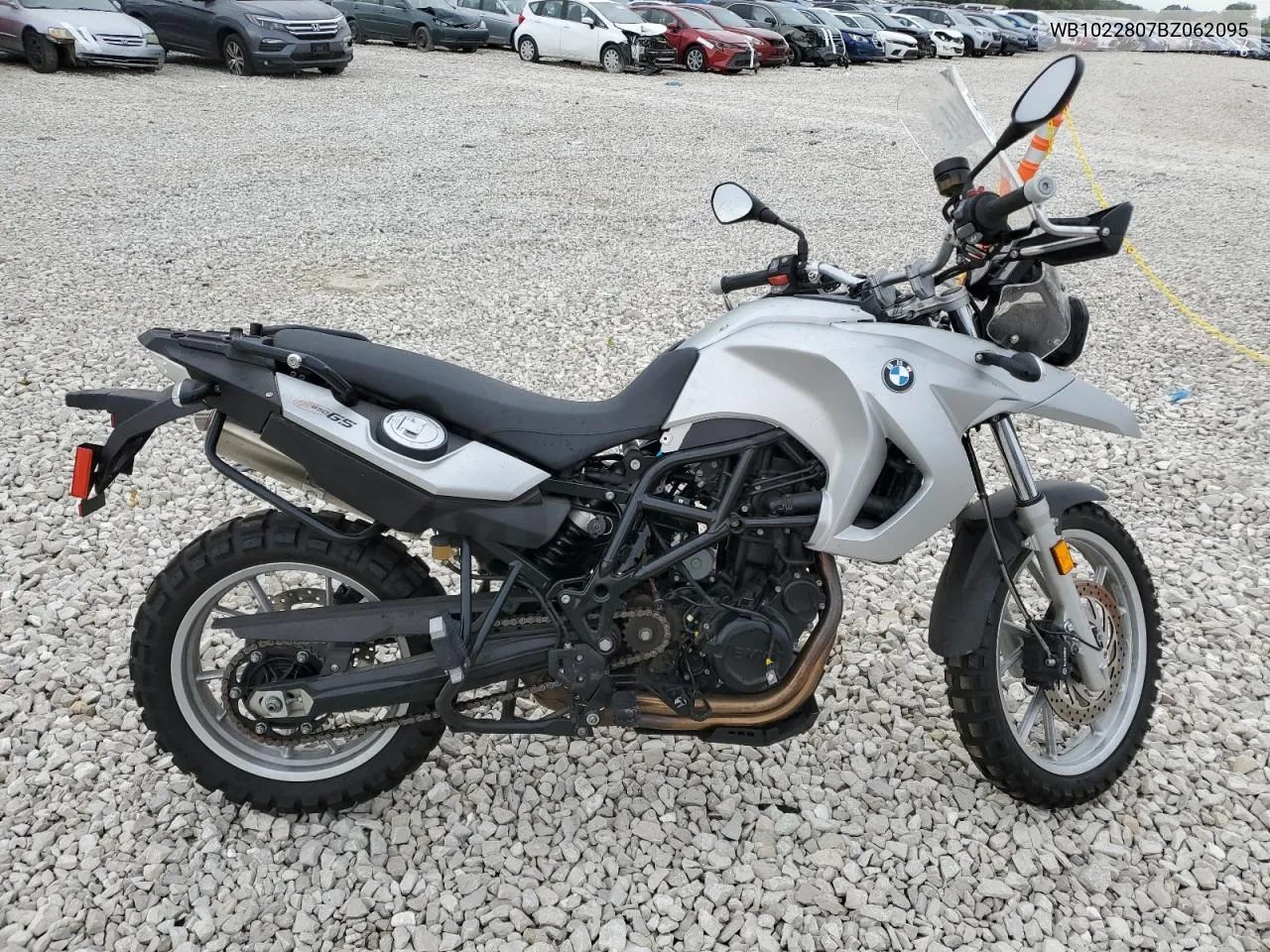 2011 BMW F650 Gs VIN: WB1022807BZ062095 Lot: 58669844