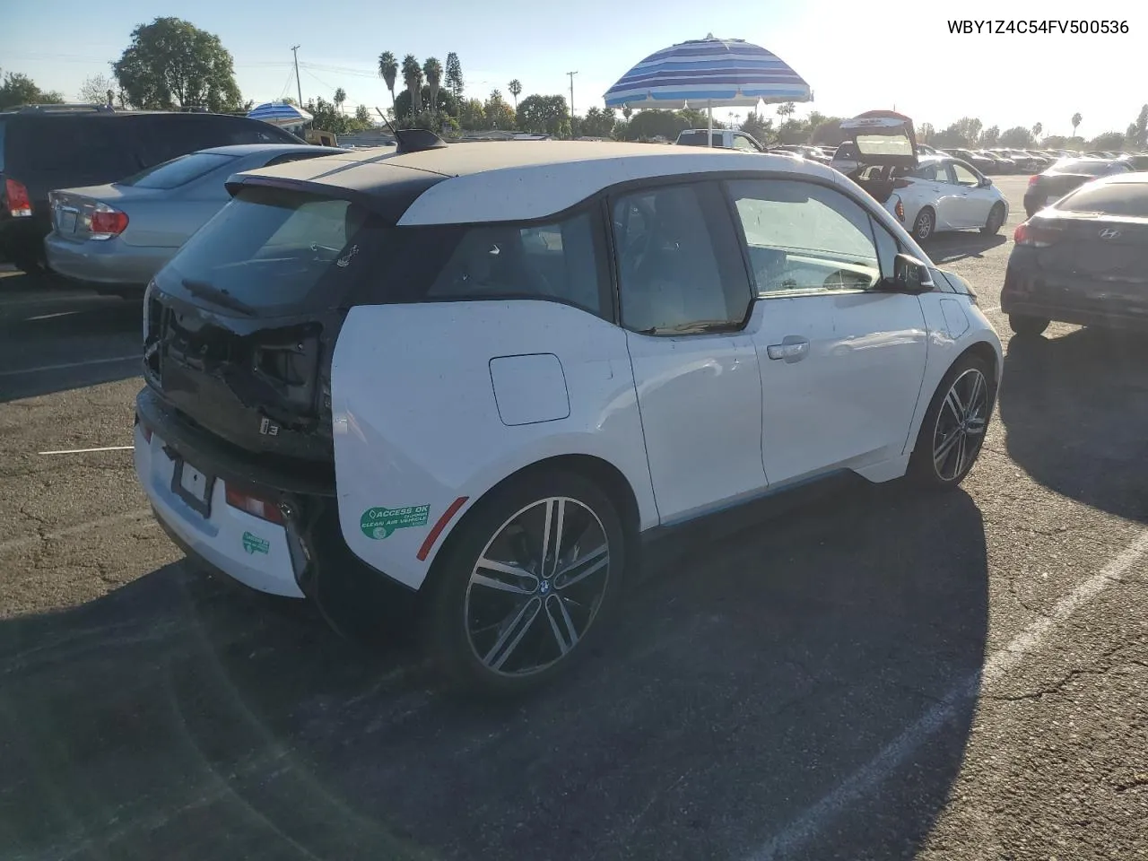 WBY1Z4C54FV500536 2015 BMW I3 Rex