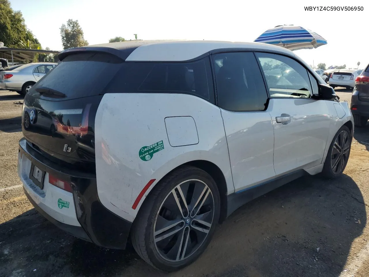 WBY1Z4C59GV506950 2016 BMW I3 Rex