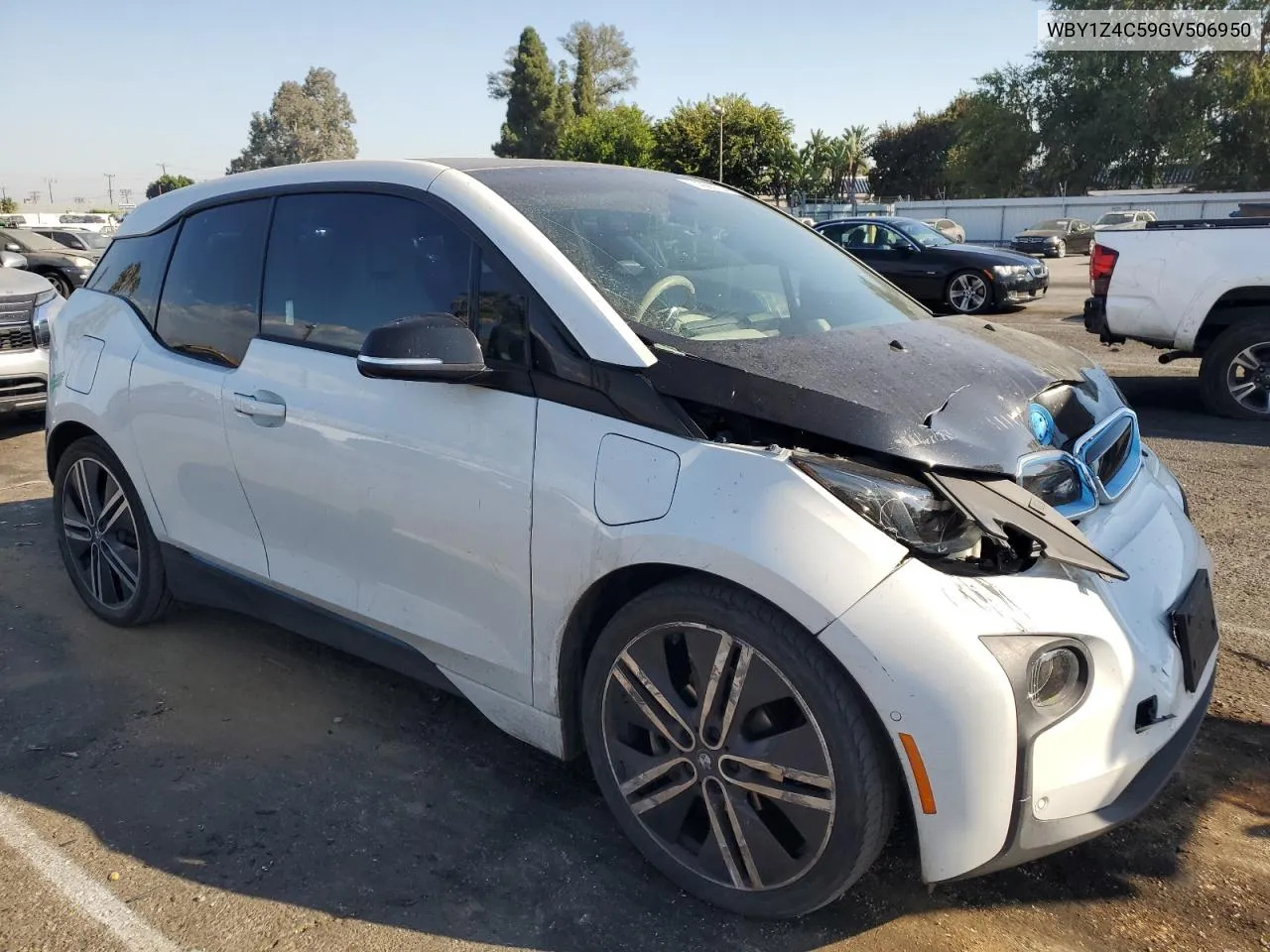 2016 BMW I3 Rex VIN: WBY1Z4C59GV506950 Lot: 74365224