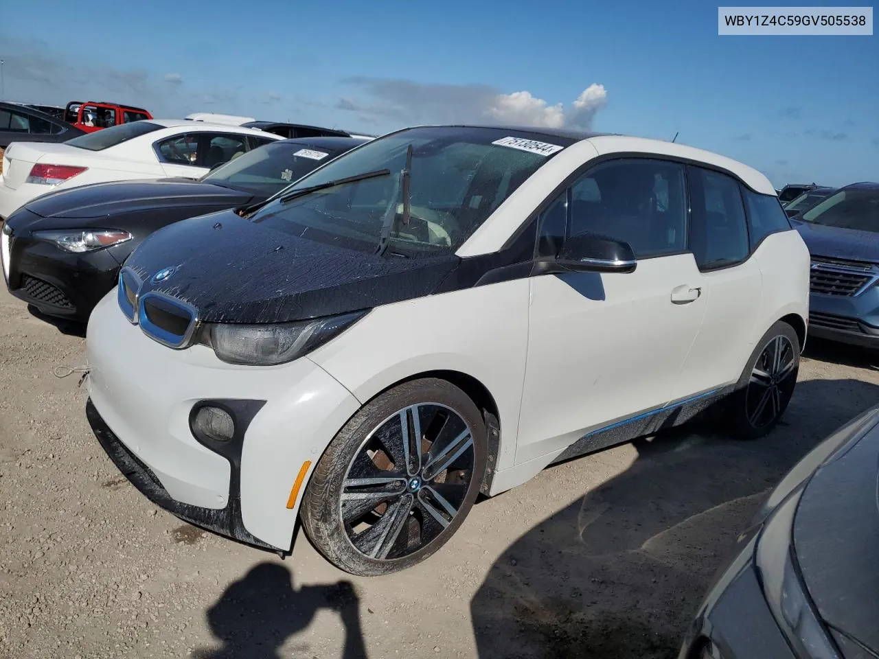 2016 BMW I3 Rex VIN: WBY1Z4C59GV505538 Lot: 75130544