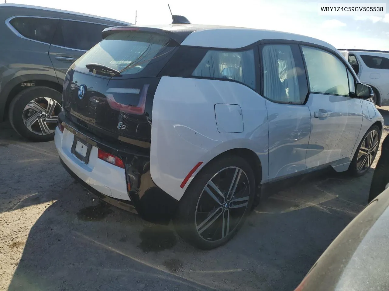 2016 BMW I3 Rex VIN: WBY1Z4C59GV505538 Lot: 75130544