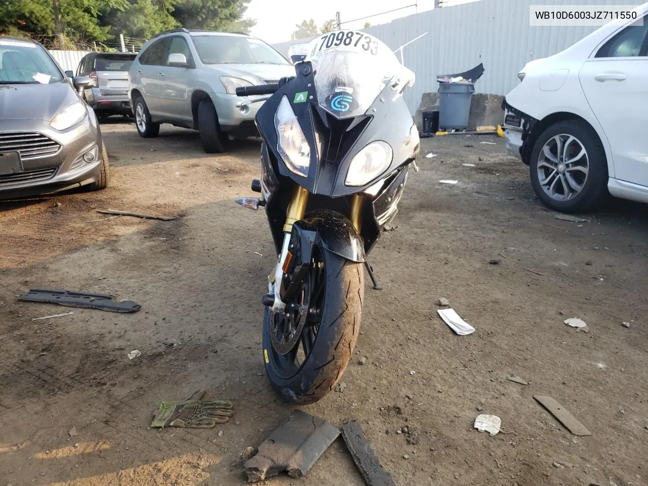 2018 BMW S 1000 Rr VIN: WB10D6003JZ711550 Lot: 70987334