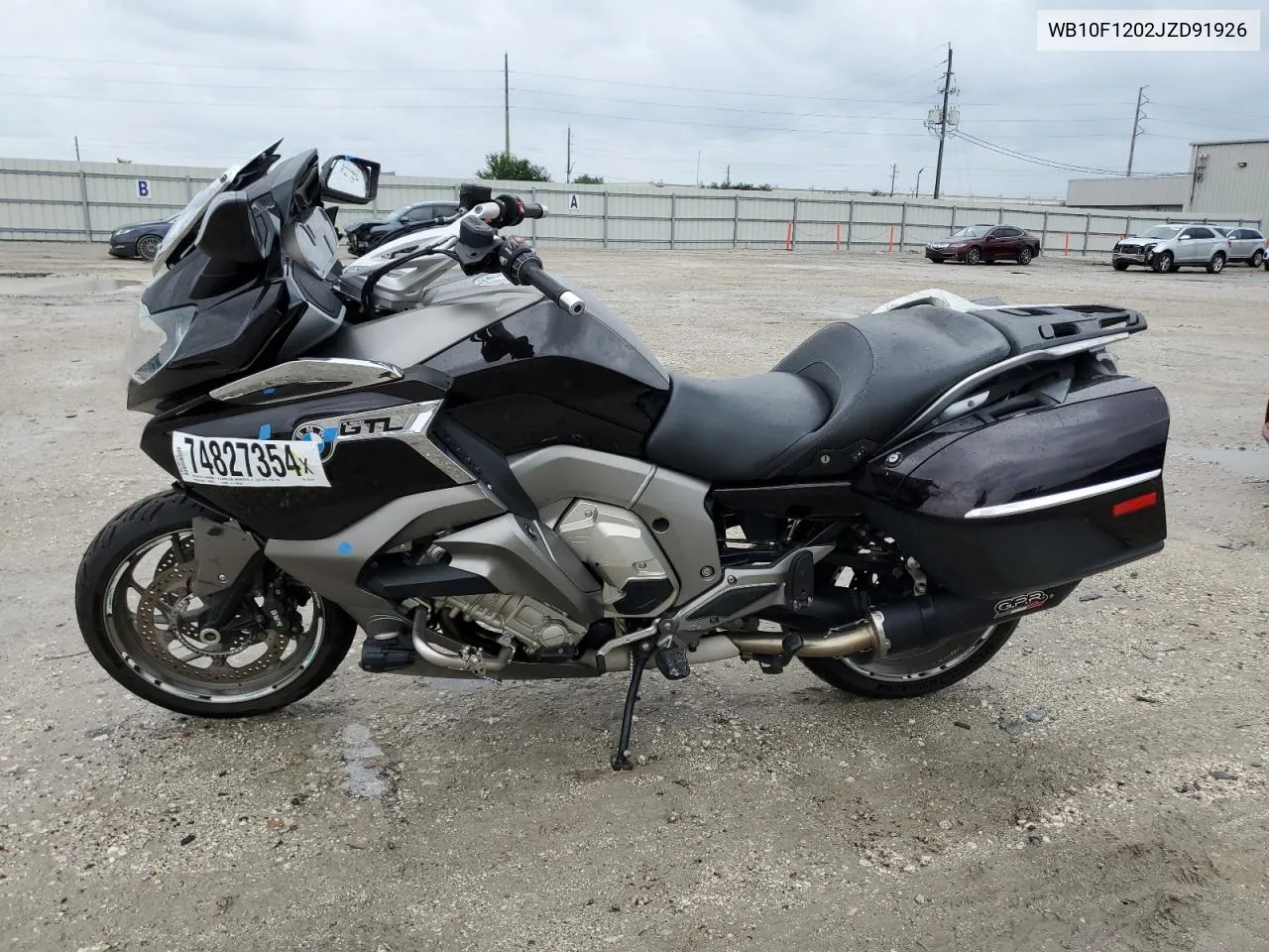 2018 BMW K1600 Gtl VIN: WB10F1202JZD91926 Lot: 74827354