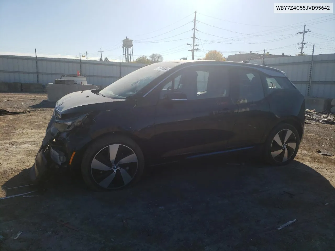 2018 BMW I3 Rex VIN: WBY7Z4C55JVD95642 Lot: 77386584