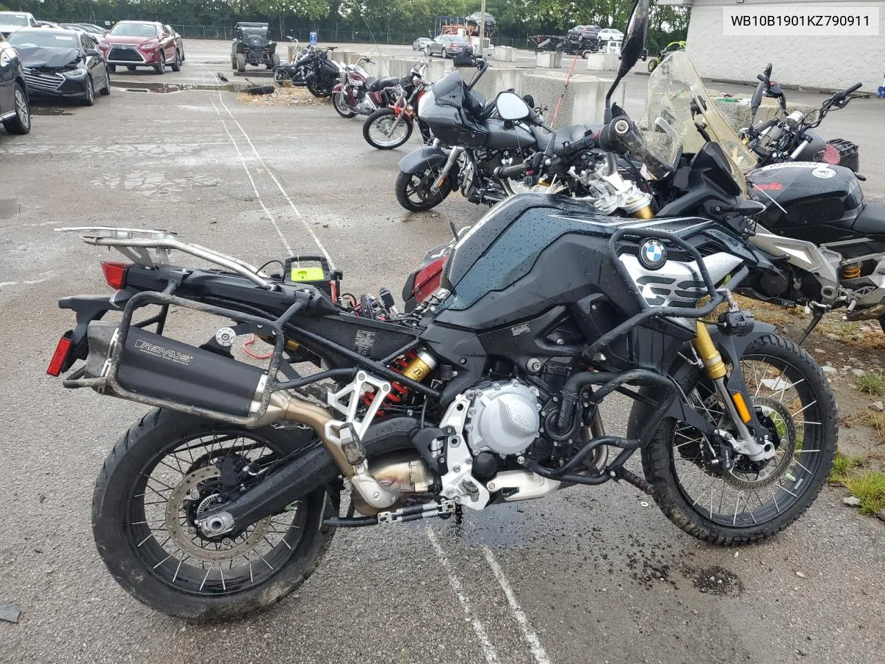 2019 BMW F 850 Gs VIN: WB10B1901KZ790911 Lot: 64814484