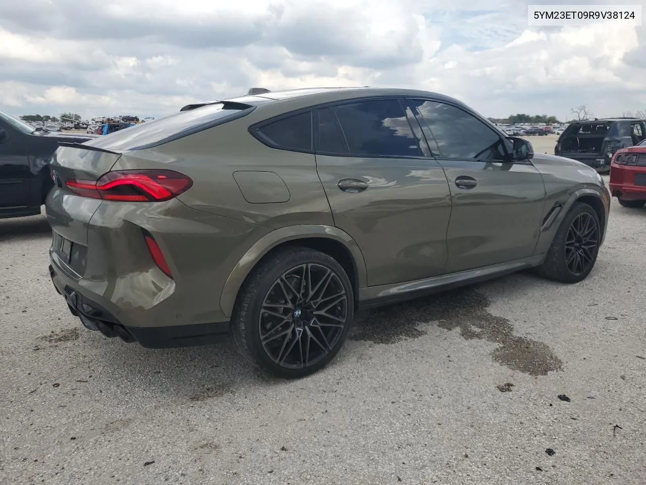 2024 BMW X6 M Competition VIN: 5YM23ET09R9V38124 Lot: 70016544