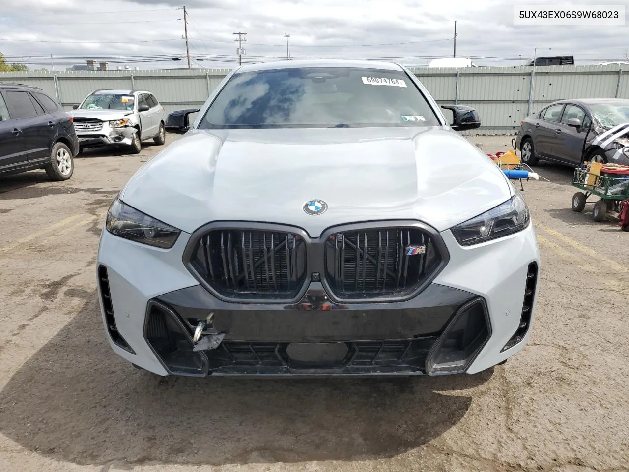 2025 BMW X6 M60I VIN: 5UX43EX06S9W68023 Lot: 69874764