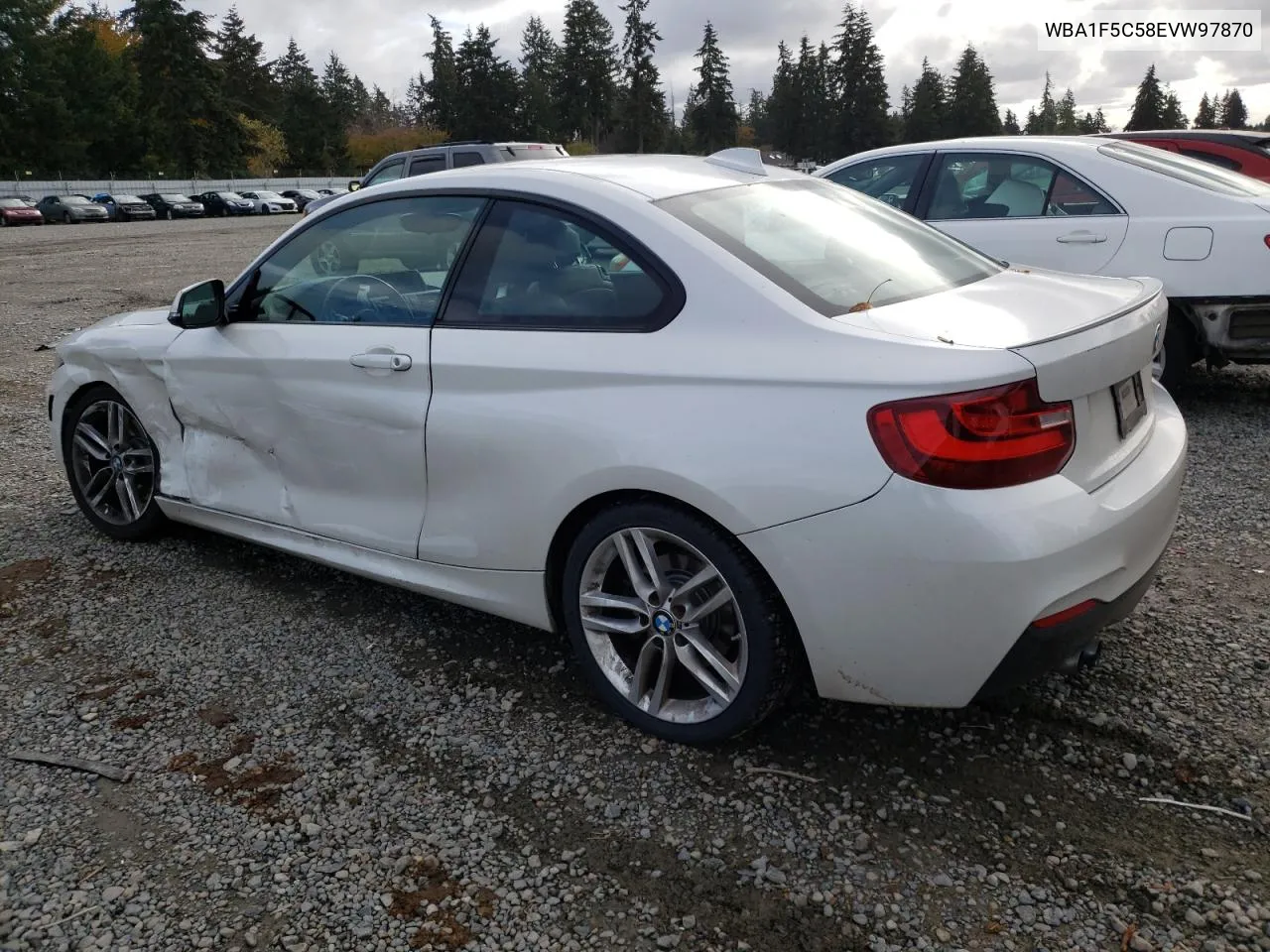 2014 BMW 228 I VIN: WBA1F5C58EVW97870 Lot: 79277984