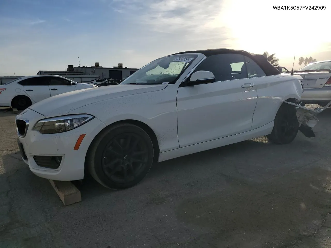 2015 BMW 228 I VIN: WBA1K5C57FV242909 Lot: 77490994