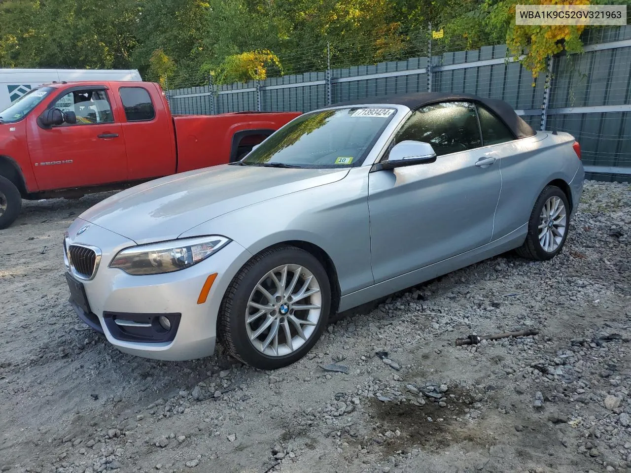 2016 BMW 228 I Sulev VIN: WBA1K9C52GV321963 Lot: 71393424