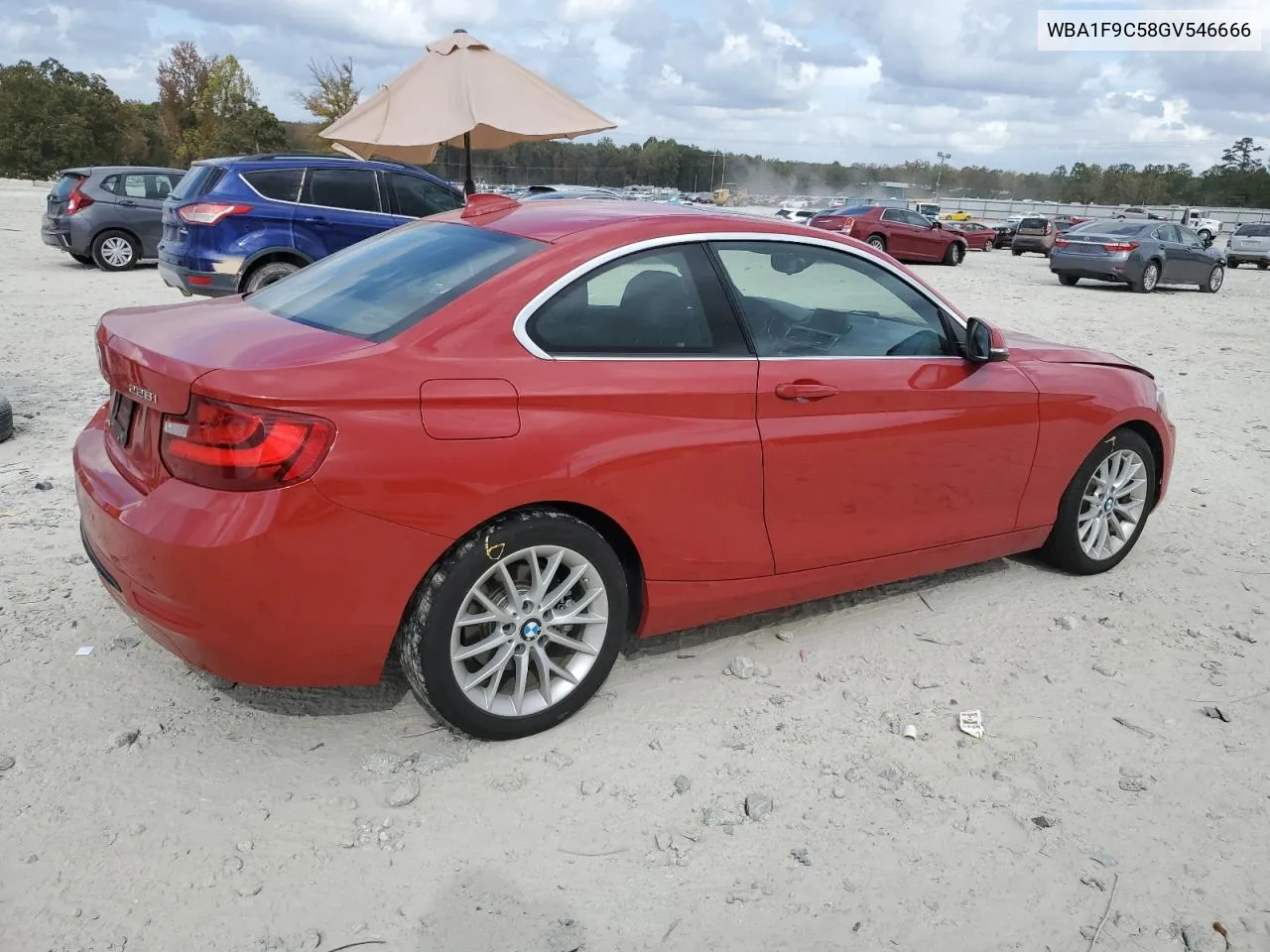 2016 BMW 228 I Sulev VIN: WBA1F9C58GV546666 Lot: 78767154