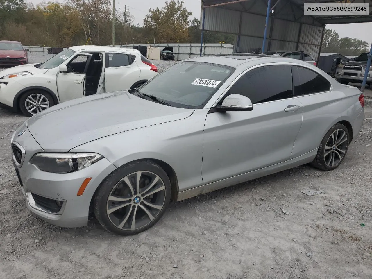 2016 BMW 228 Xi Sulev VIN: WBA1G9C56GV599248 Lot: 80220374